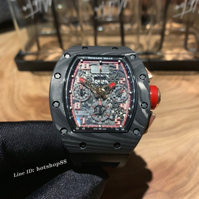 理查德米勒RICHARD MILLE RM011-FM顶级碳纤维壳套男士腕表 gjs2154